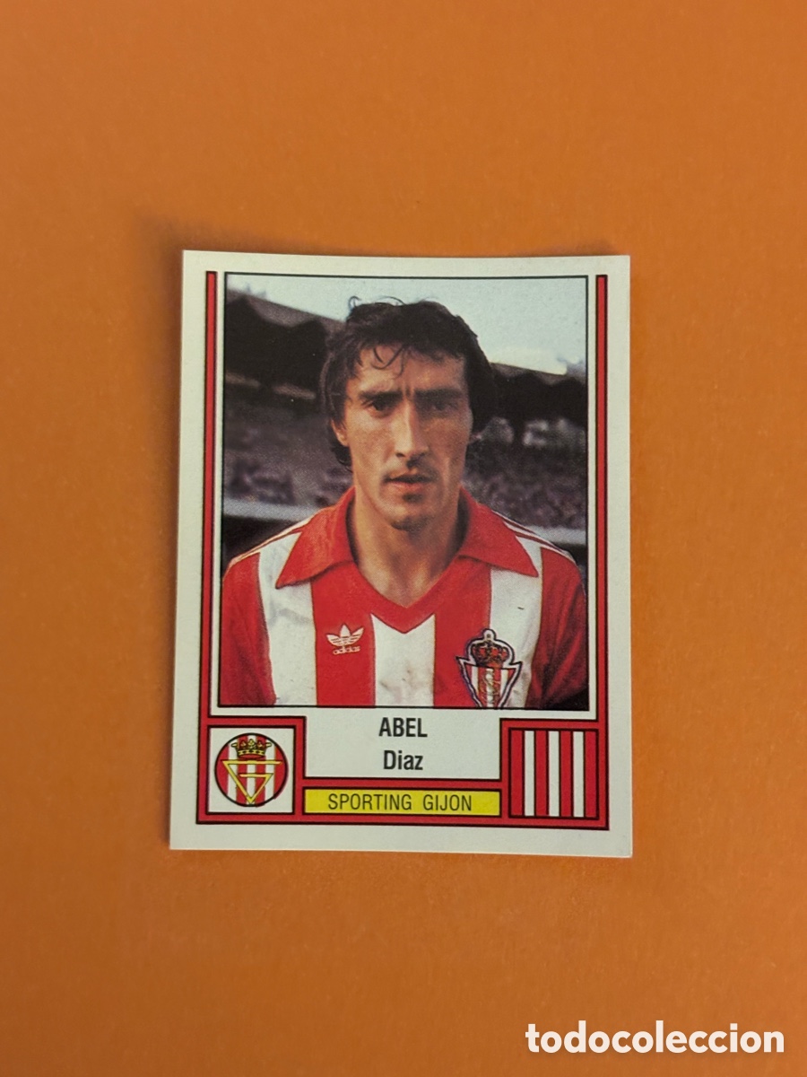 Figurine di Calcio: PANINI - PANRICO - FUTBOL 83 - N&ordm; 122 - ABEL - GIJON - 1982 1983 - NUNCA PEGADO