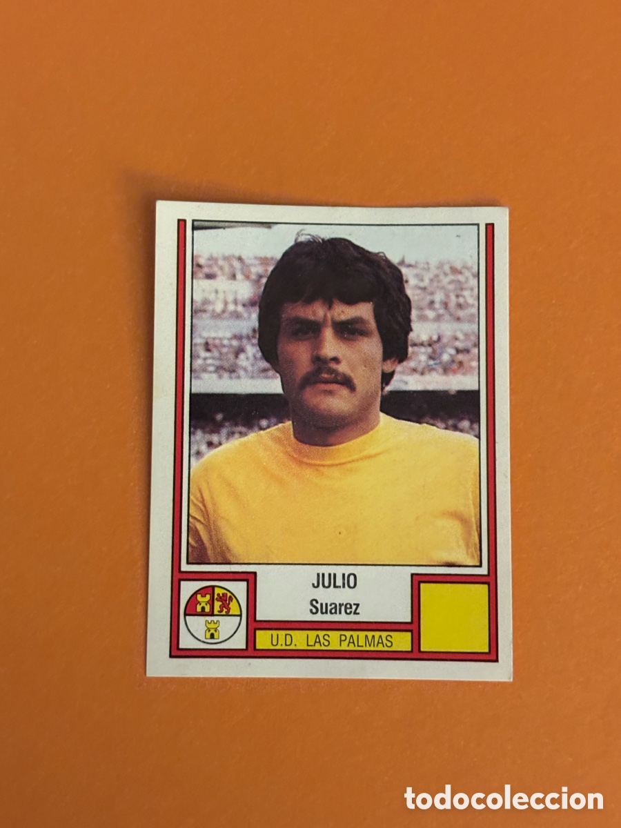 Figurine di Calcio: Futbol 83 Panrico Figurine Panini Cromo pegatina Las Palmas Julio 140