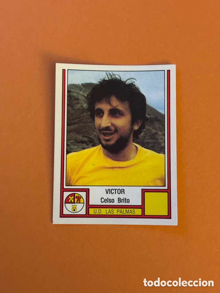 Figurine di Calcio: 141 Victor Las Palmas Futbol 83 Panini Cromo Crom sin pegar buen estado