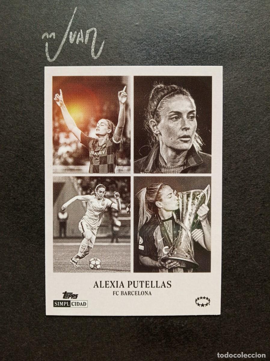 Cartes &agrave; collectionner de Football: N&ordm; 119 RAICES ALEXIA PUTELLAS BARCELONA WOMEN ESPA&Ntilde;A ⚽ TOPPS &reg; SIMPLICIDAD CHAMPIONS 2025 2026 25 26