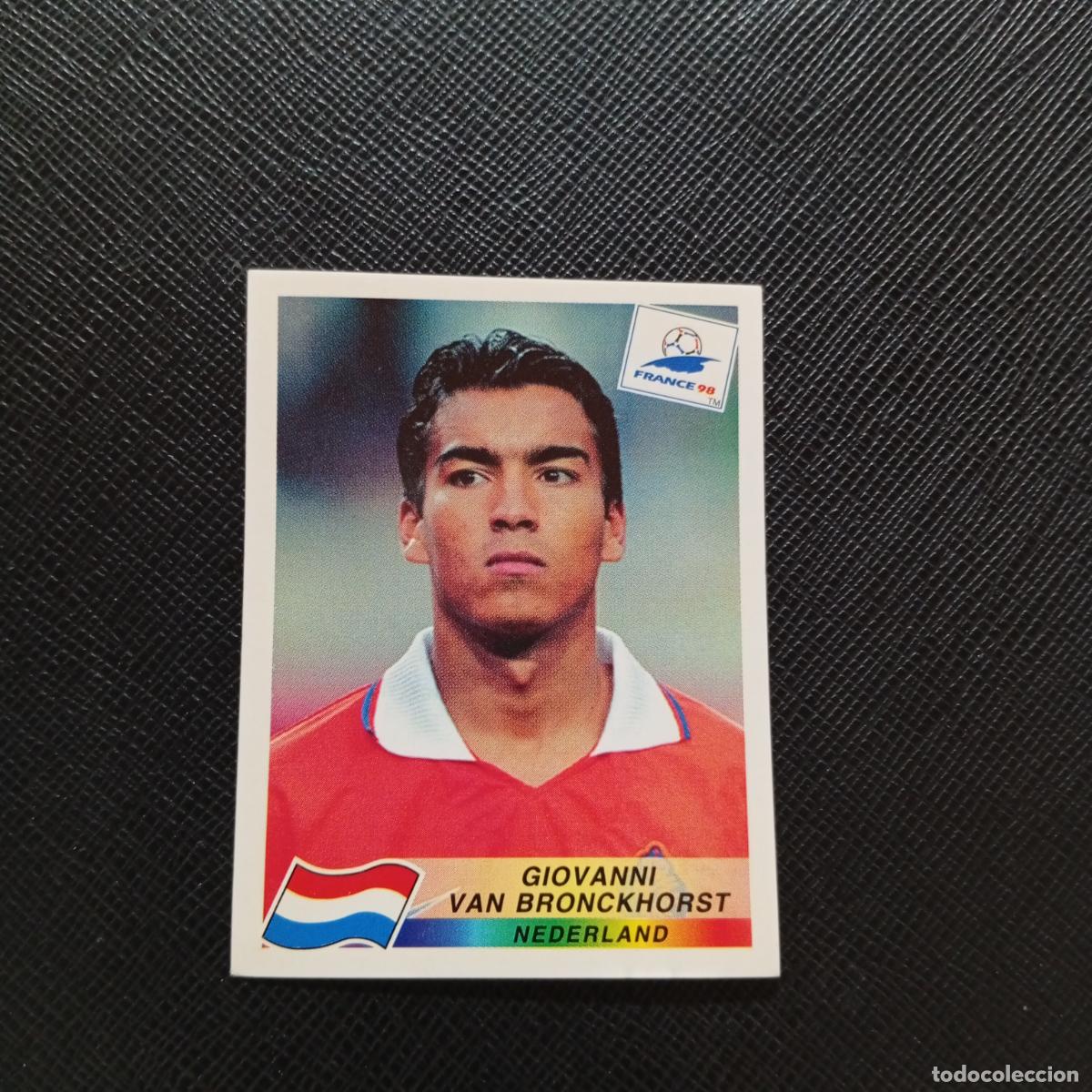 Figurine di Calcio: 312 VAN BRONCKHORST HOLANDA PANINI 1998 MUNDIAL CROMO FUTBOL FRANCIA 98 - SIN PEGAR - A12 PG487