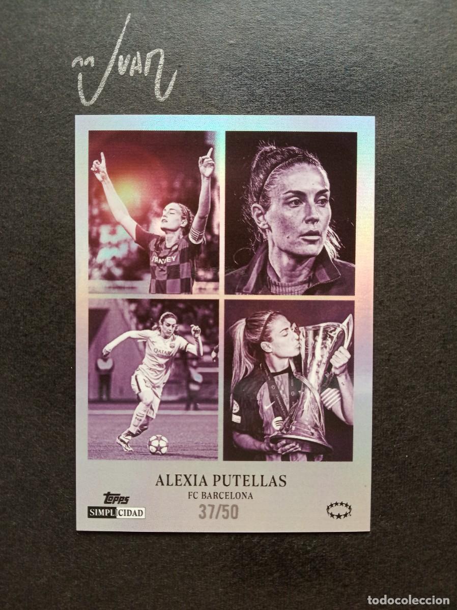 Figurine di Calcio: NUMERADA A #/50 PURPLE ALEXIA PUTELLAS BARCELONA WOMEN ESPA&Ntilde;A ⚽ TOPPS &reg; SIMPLICIDAD 2025 2026 25 26