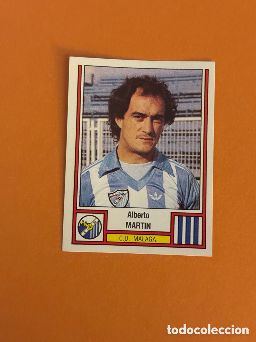 Fu&szlig;ball-Sticker: M&aacute;laga - 156 Martin - F&uacute;tbol 83 Panini 1982-1983, 82-83 - Nunca pegado