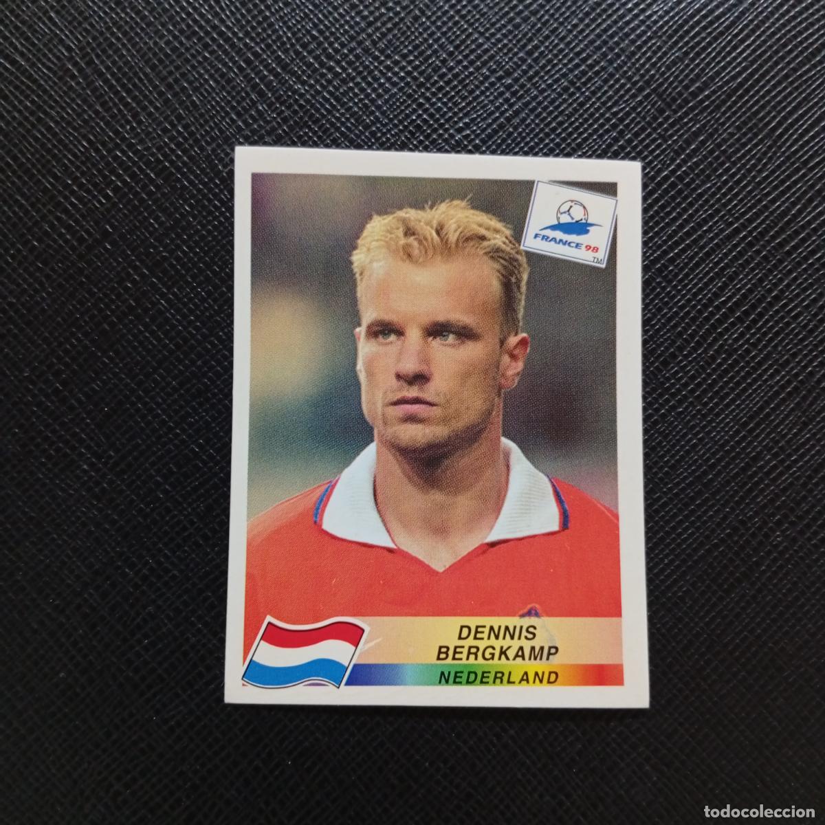 Fu&szlig;ball-Sticker: 314 BERGKAMP HOLANDA PANINI 1998 MUNDIAL CROMO FUTBOL FRANCIA 98 - SIN PEGAR - A12 PG487