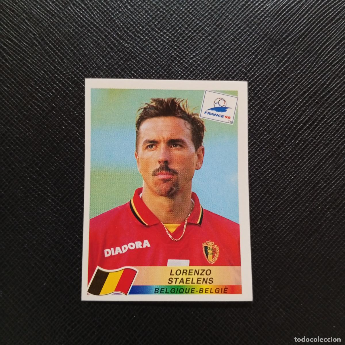 Cartes &agrave; collectionner de Football: 326 STAELENS BELGICA PANINI 1998 MUNDIAL CROMO FUTBOL FRANCIA 98 - SIN PEGAR - A12 PG487