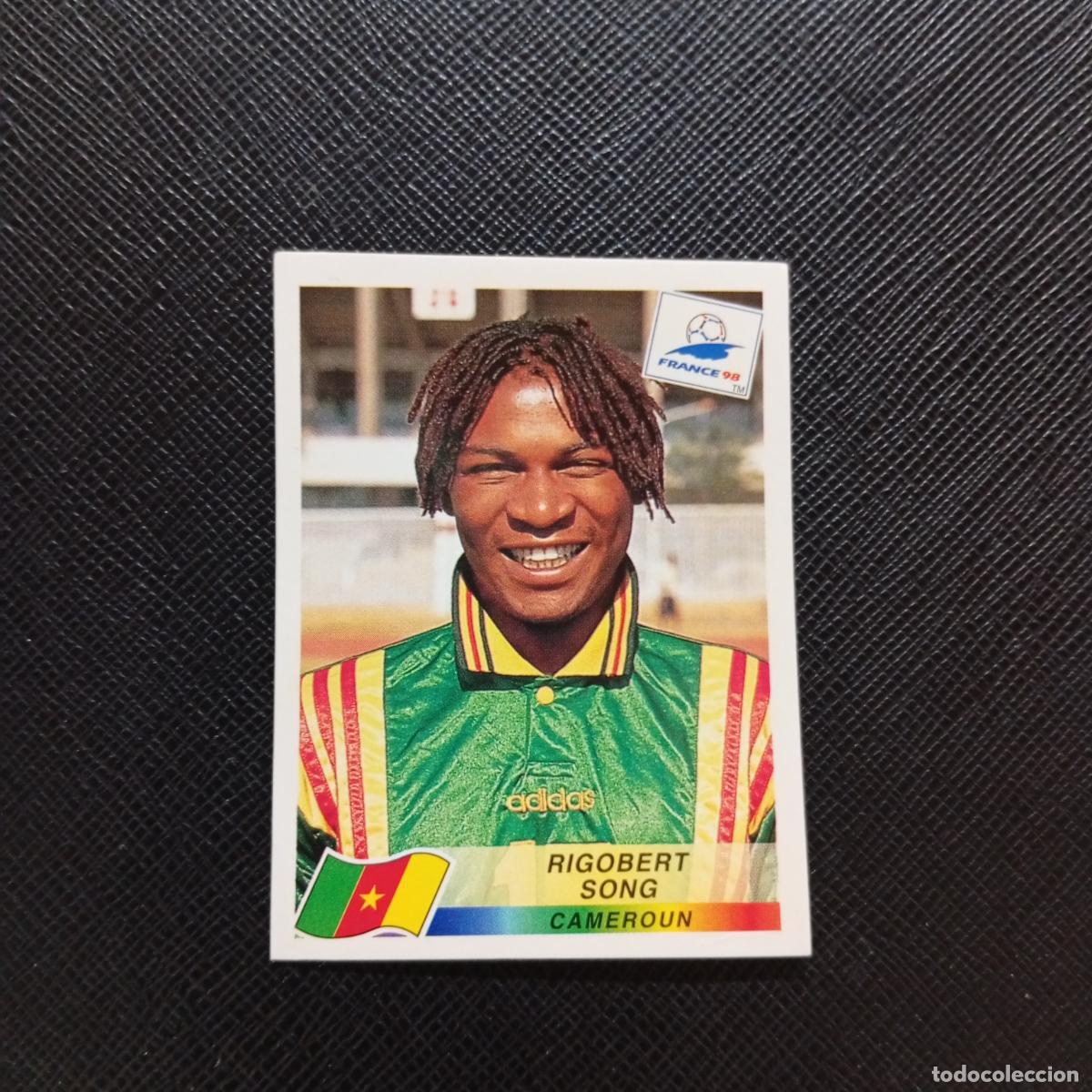 Cromos de F&uacute;tbol: 123 RIGOBERT SONG CAMERUN PANINI 1998 MUNDIAL CROMO FUTBOL FRANCIA 98 - SIN PEGAR - A12 PG514