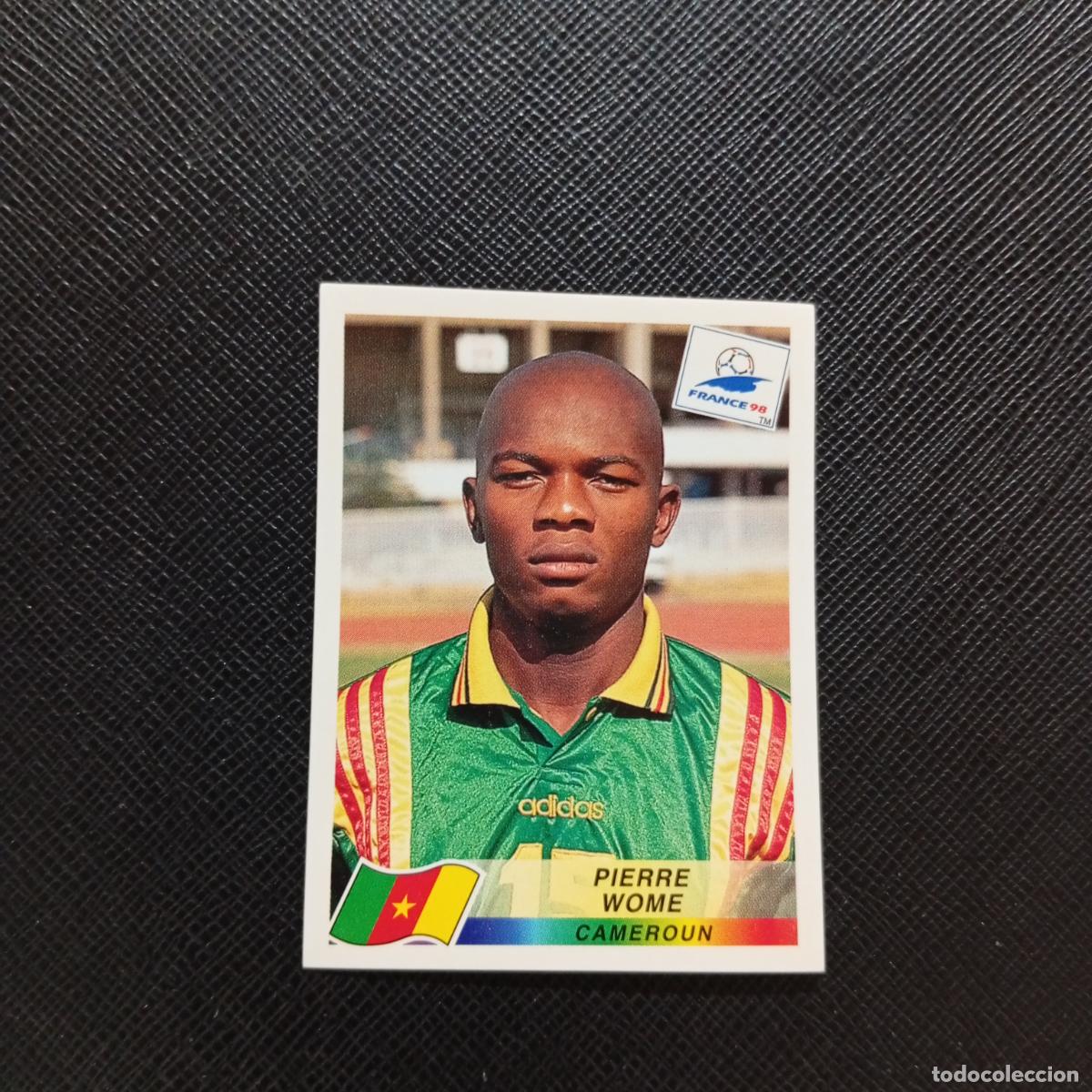Cromos de F&uacute;tbol: 127 PIERRE WOME CAMERUN PANINI 1998 MUNDIAL CROMO FUTBOL FRANCIA 98 - SIN PEGAR - A12 PG514