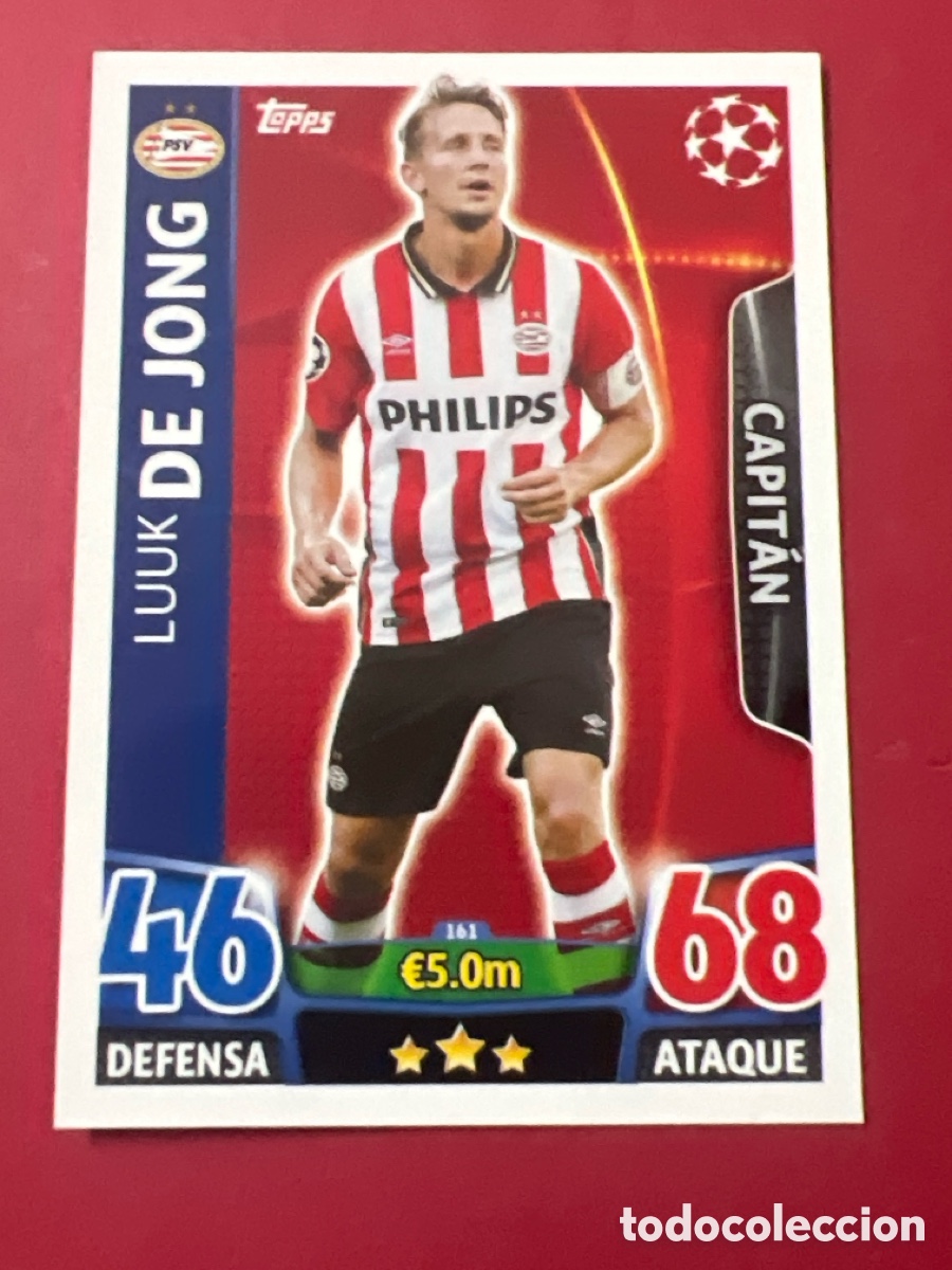Cromos de Futebol: C500M. UEFA Champions match attax topps 2015 2016 15 16 - 161 Luuk de jong