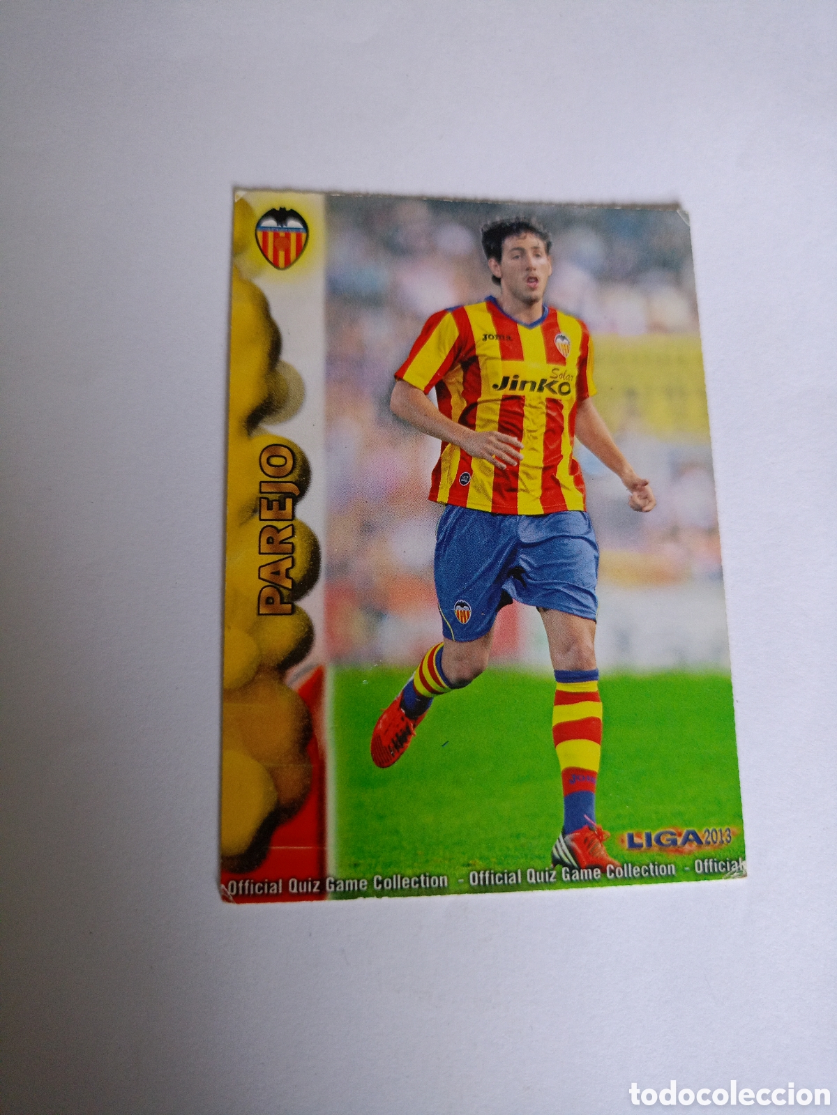 Cromos de f&uacute;tbol: N&ordm; 67 DANI PAREJO, VALENCIA - CROMO F&Uacute;TBOL FICHAS LIGA 2012-2013 MUNDICROMO 12-13