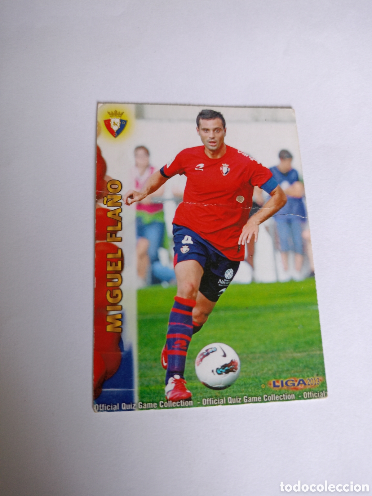 Cromos de f&uacute;tbol: CROMO N&deg; 170 MIGUEL FLA&Ntilde;O OSASUNA C. F FICHA LIGA MUNDICROMO 2012 2013 12 13