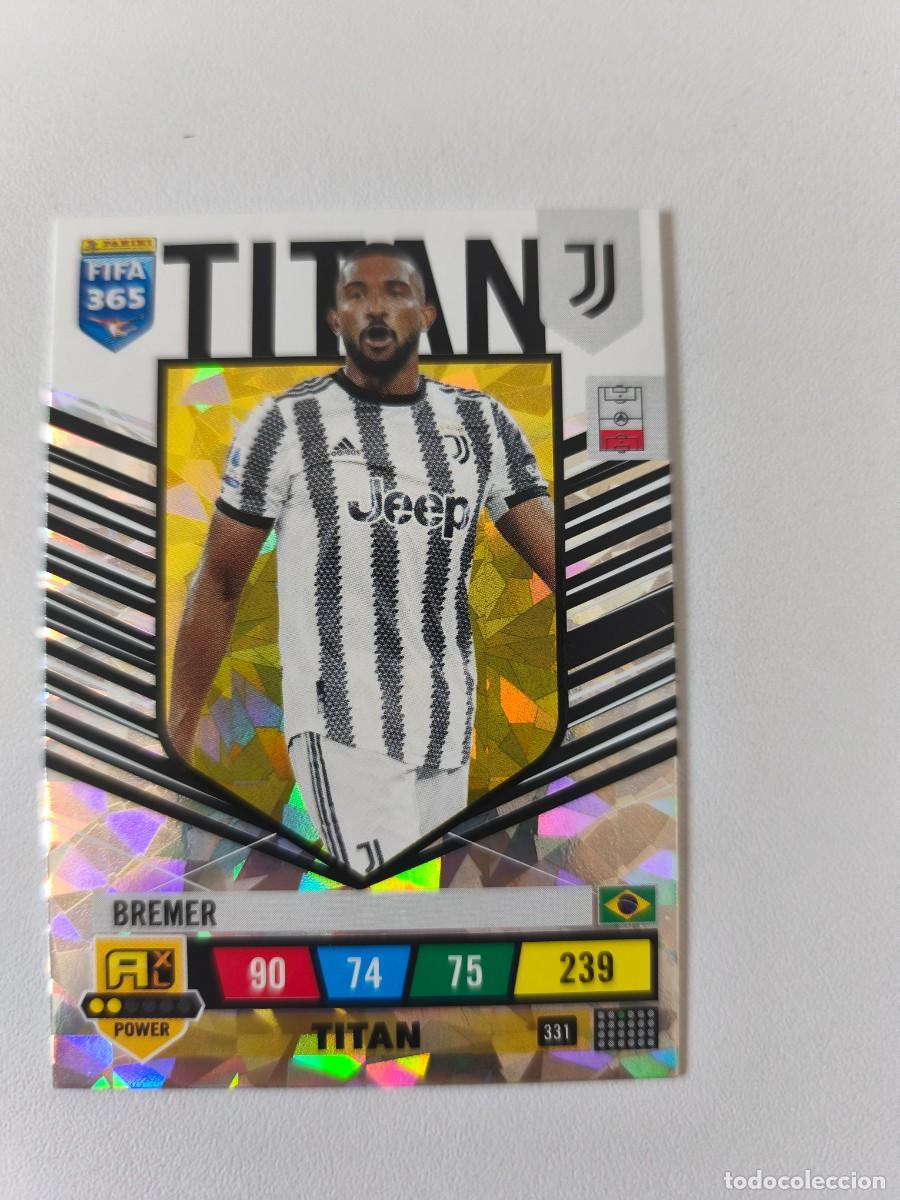 Football Stickers: FIFA 365 2023 ADRENALYN XL BREMER 331 TITAN ALB FIFA