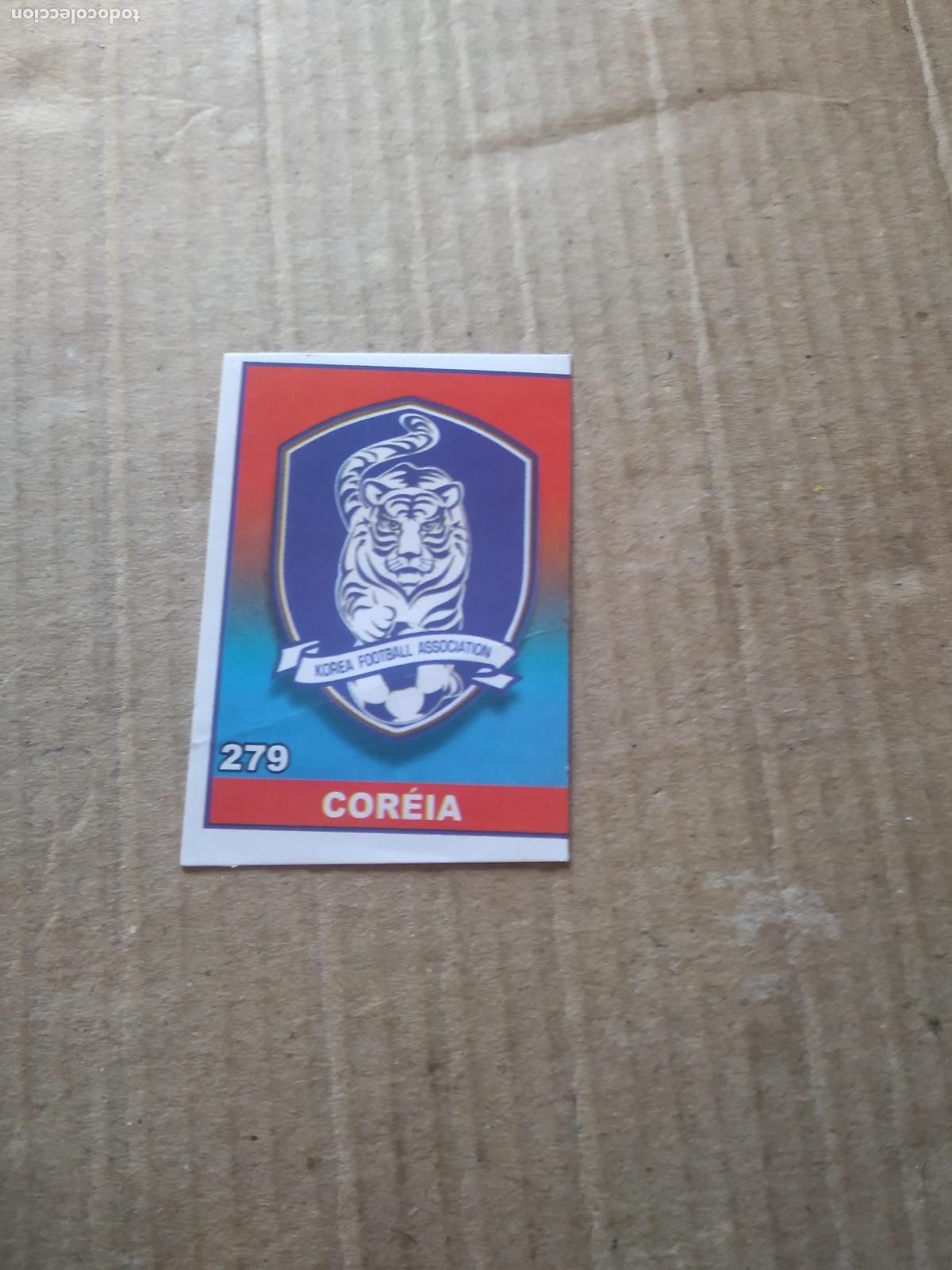 Cartes &agrave; collectionner de Football: 279 ESCUDO KOREA COREA CROMO FUTBOL MUNDIAL 2022 WORLD CUP COPA MUNDO EDITADO EN BRASIL