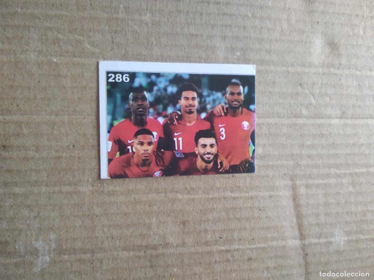 Cromos de F&uacute;tbol: 286 EQUIPO PLANTILLA QATAR CATAR CROMO FUTBOL MUNDIAL 2022 WORLD CUP COPA MUNDO EDITADO EN BRASIL