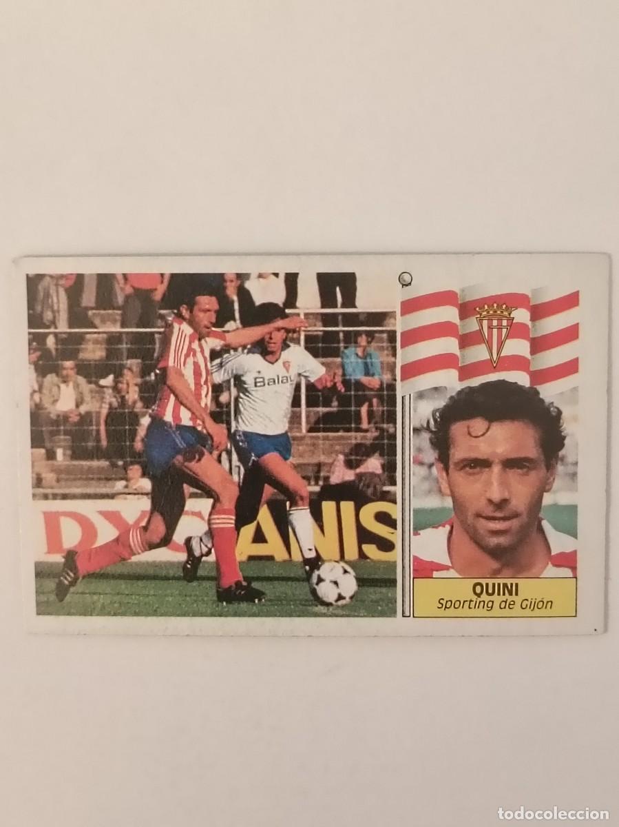 Figurine di Calcio: QUINI (SPORTING GIJON) LIGA 86/87 ESTE