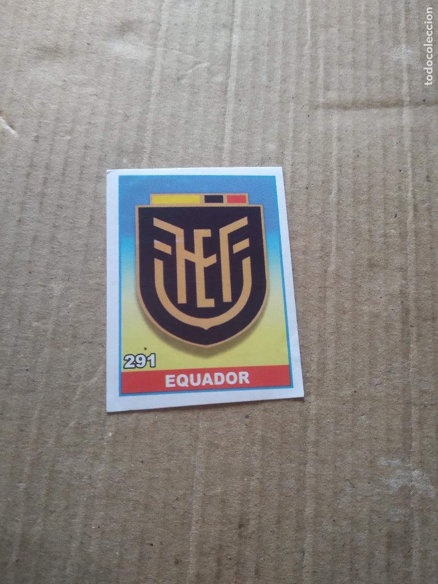 Figurine di Calcio: 291 ESCUDO ECUADOR CROMO FUTBOL MUNDIAL 2022 WORLD CUP COPA MUNDO EDITADO EN BRASIL