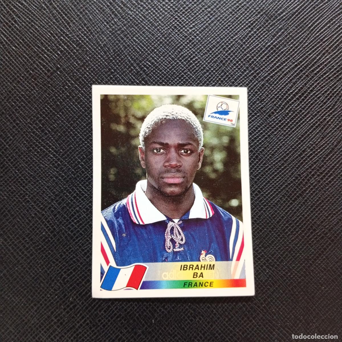 Football Stickers: 163 IBRAHIM BA FRANCIA PANINI 1998 MUNDIAL CROMO FUTBOL FRANCIA 98 - SIN PEGAR - A12 PG532