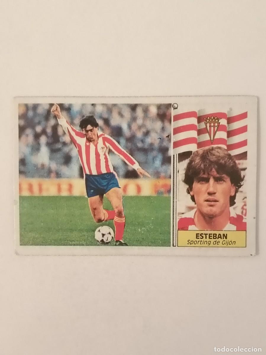 Football Stickers: ESTEBAN (SPORTING GIJON) LIGA 86/87 ESTE