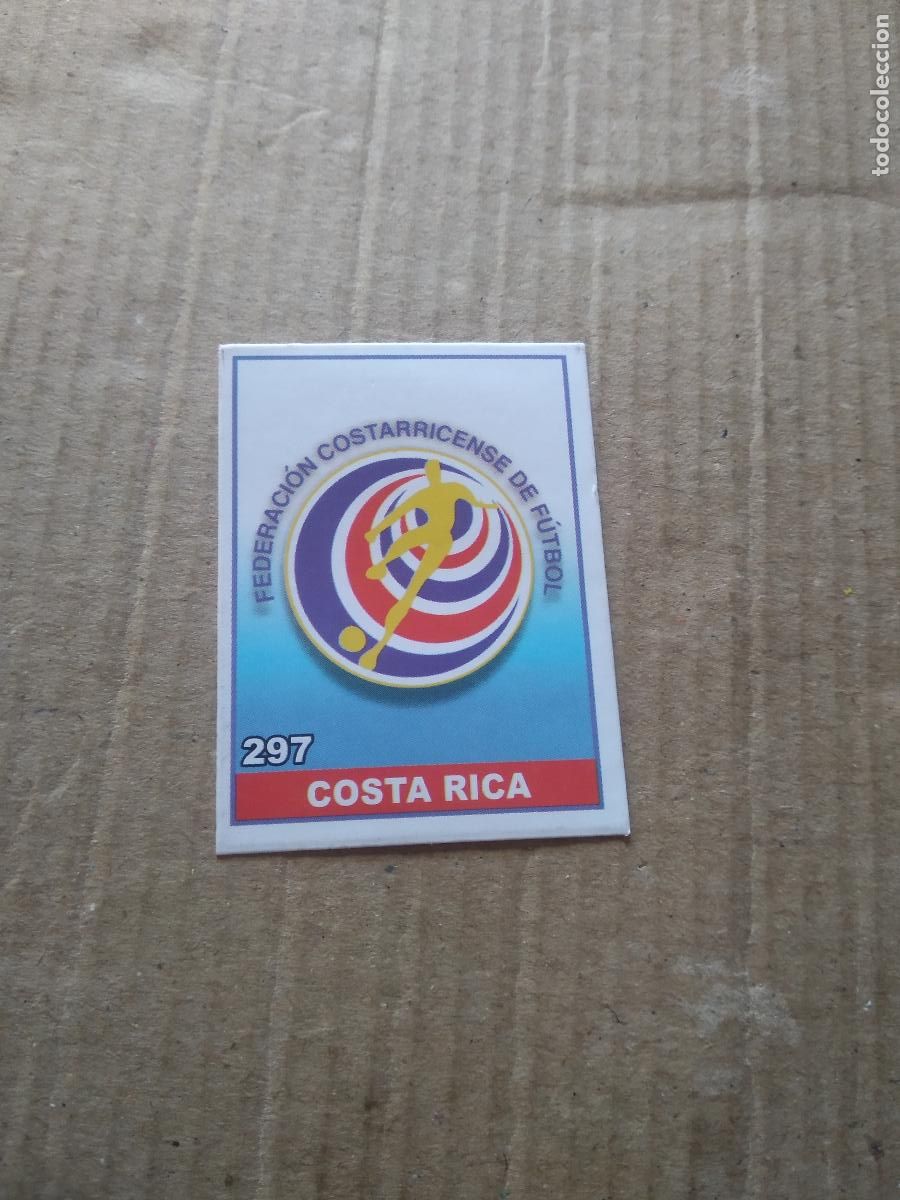 Football Stickers: 297 ESCUDO COSTA RICA CROMO FUTBOL MUNDIAL 2022 WORLD CUP COPA MUNDO EDITADO EN BRASIL