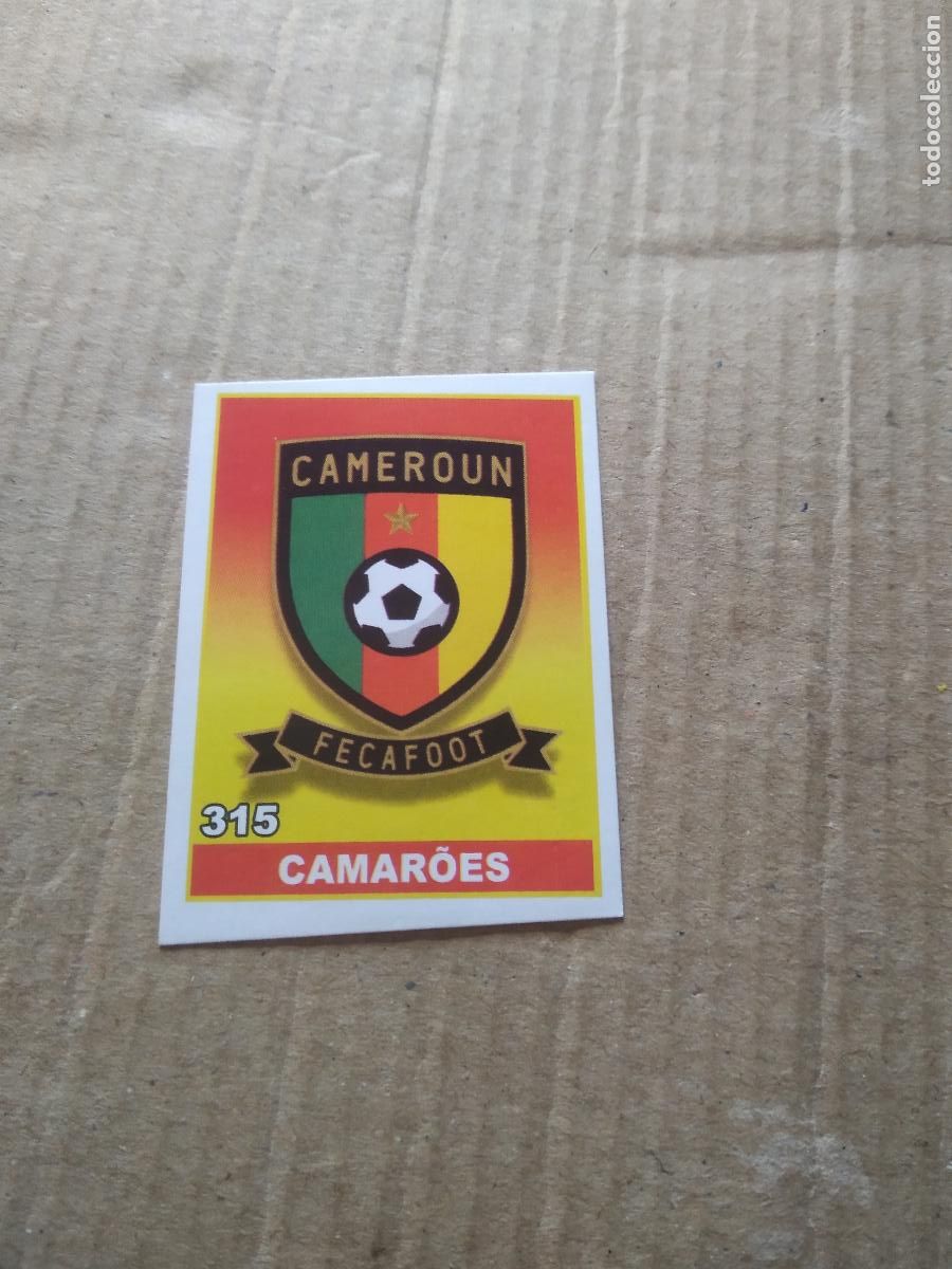 Cromos de F&uacute;tbol: 315 ESCUDO CAMERUN CROMO FUTBOL MUNDIAL 2022 WORLD CUP COPA MUNDO EDITADO EN BRASIL