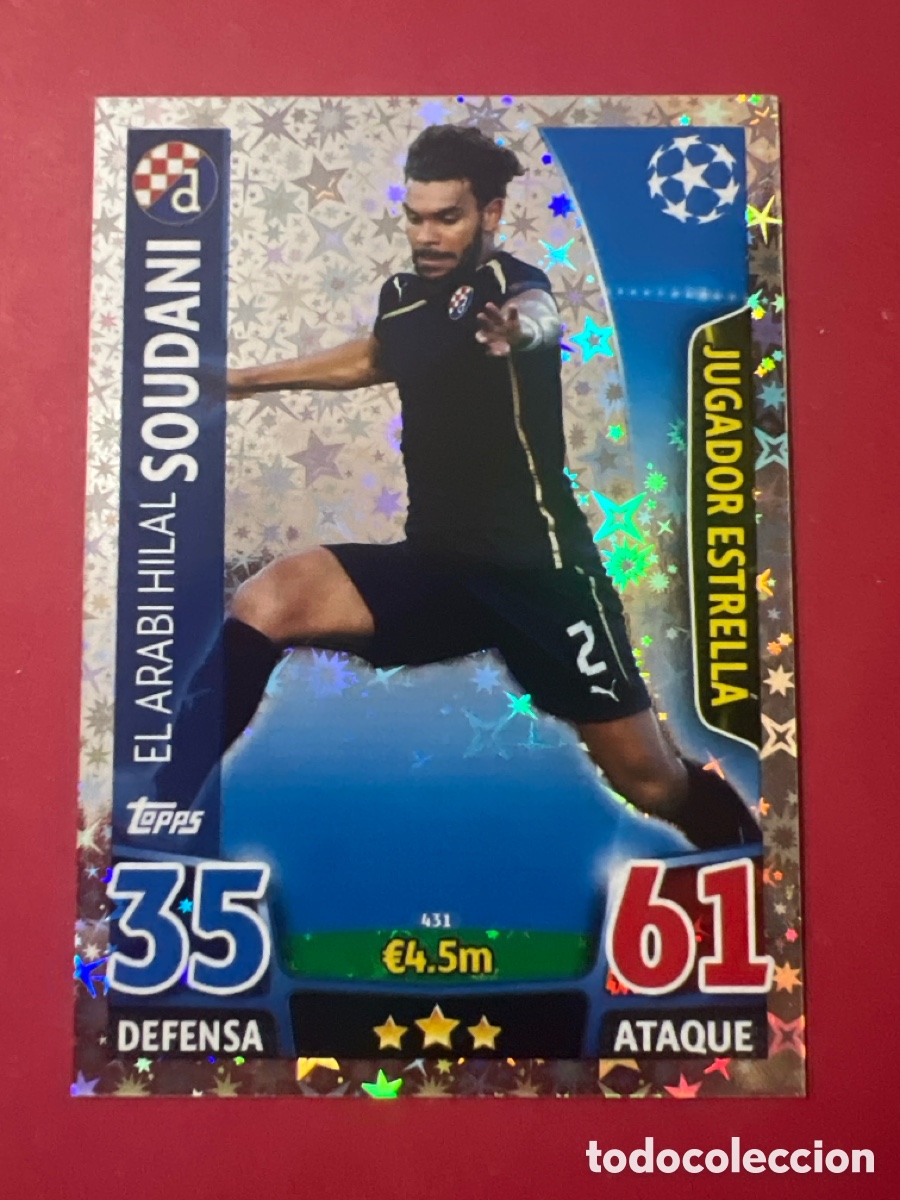 Cromos de F&uacute;tbol: 500Z. 431 SOUDANI DINAMO ZAGREB TOPPS MATCH ATTAX 2015 2016 CROMO 15 16 FUTBOL