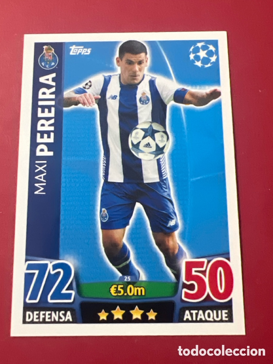 Cromos de F&uacute;tbol: C500Z. 25 PEREIRA PORTO OPORTO TOPPS MATCH ATTAX 2015 2016 CROMO 15 16 FUTBOL