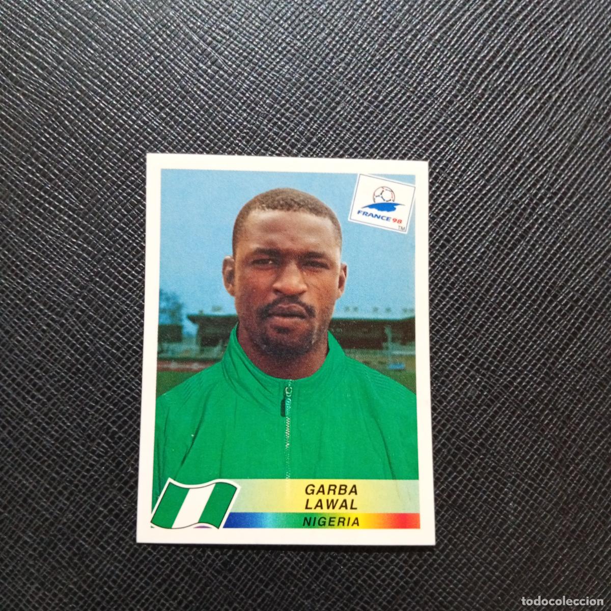 Cromos de F&uacute;tbol: 254 GARBA LAWAL NIGERIA PANINI 1998 MUNDIAL CROMO FUTBOL FRANCIA 98 - SIN PEGAR - A21 PG217