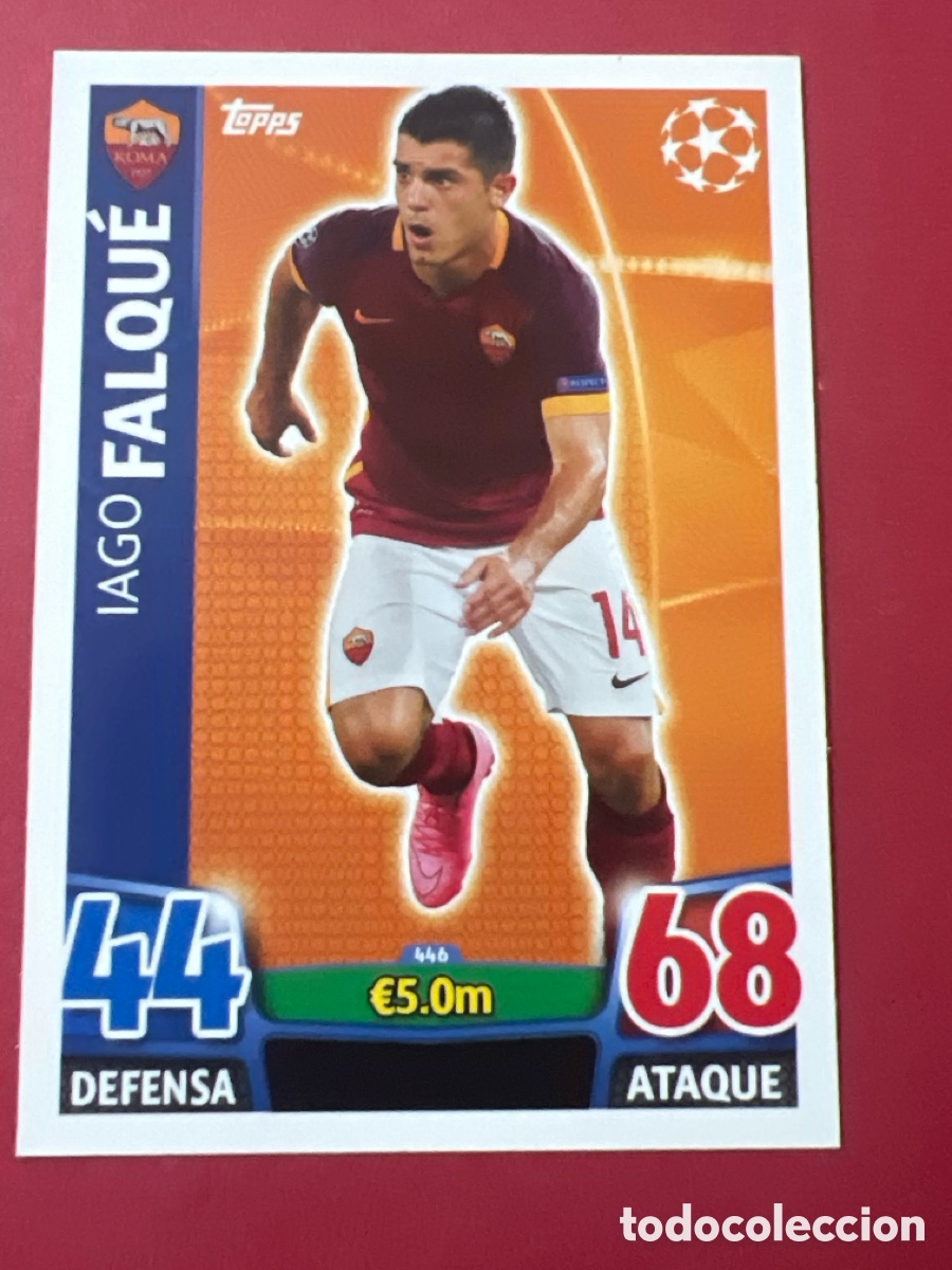 Cromos de F&uacute;tbol: C500Z. 446 FALQUE ROMA TOPPS MATCH ATTAX 2015 2016 CROMO 15 16 FUTBOL -