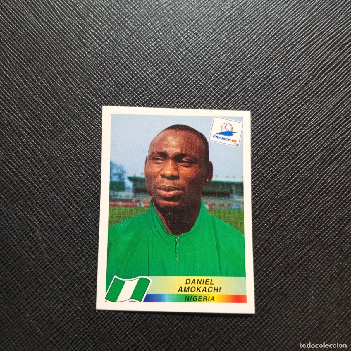 Cromos de F&uacute;tbol: 259 AMOKACHI NIGERIA PANINI 1998 MUNDIAL CROMO FUTBOL FRANCIA 98 - SIN PEGAR - A21 PG217