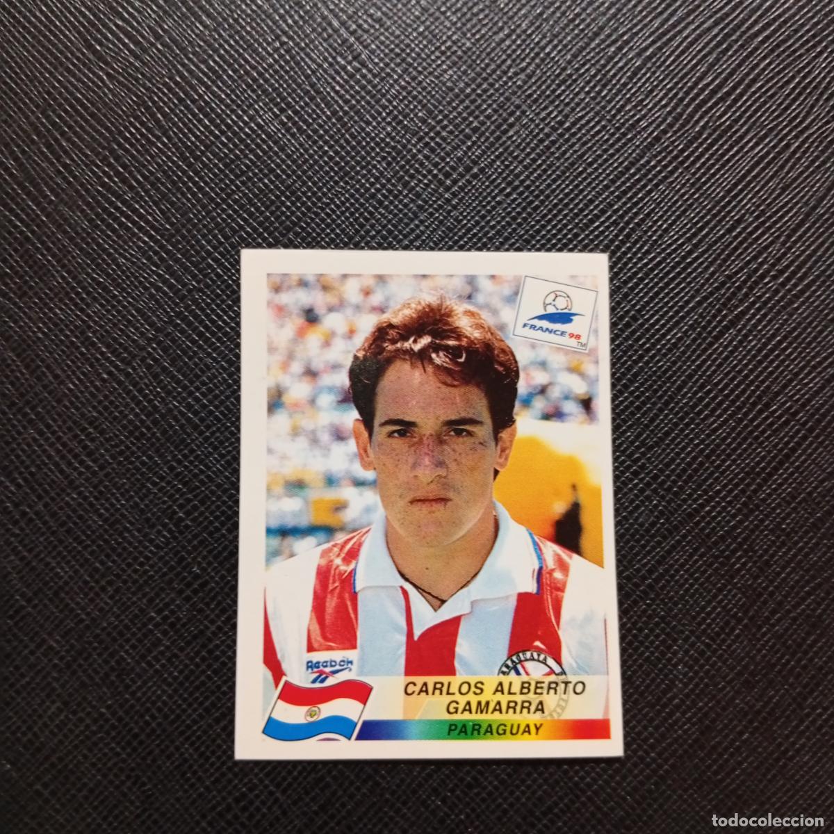 Cromos de F&uacute;tbol: 268 GAMARRA PARAGUAY PANINI 1998 MUNDIAL CROMO FUTBOL FRANCIA 98 - SIN PEGAR - A21 PG226