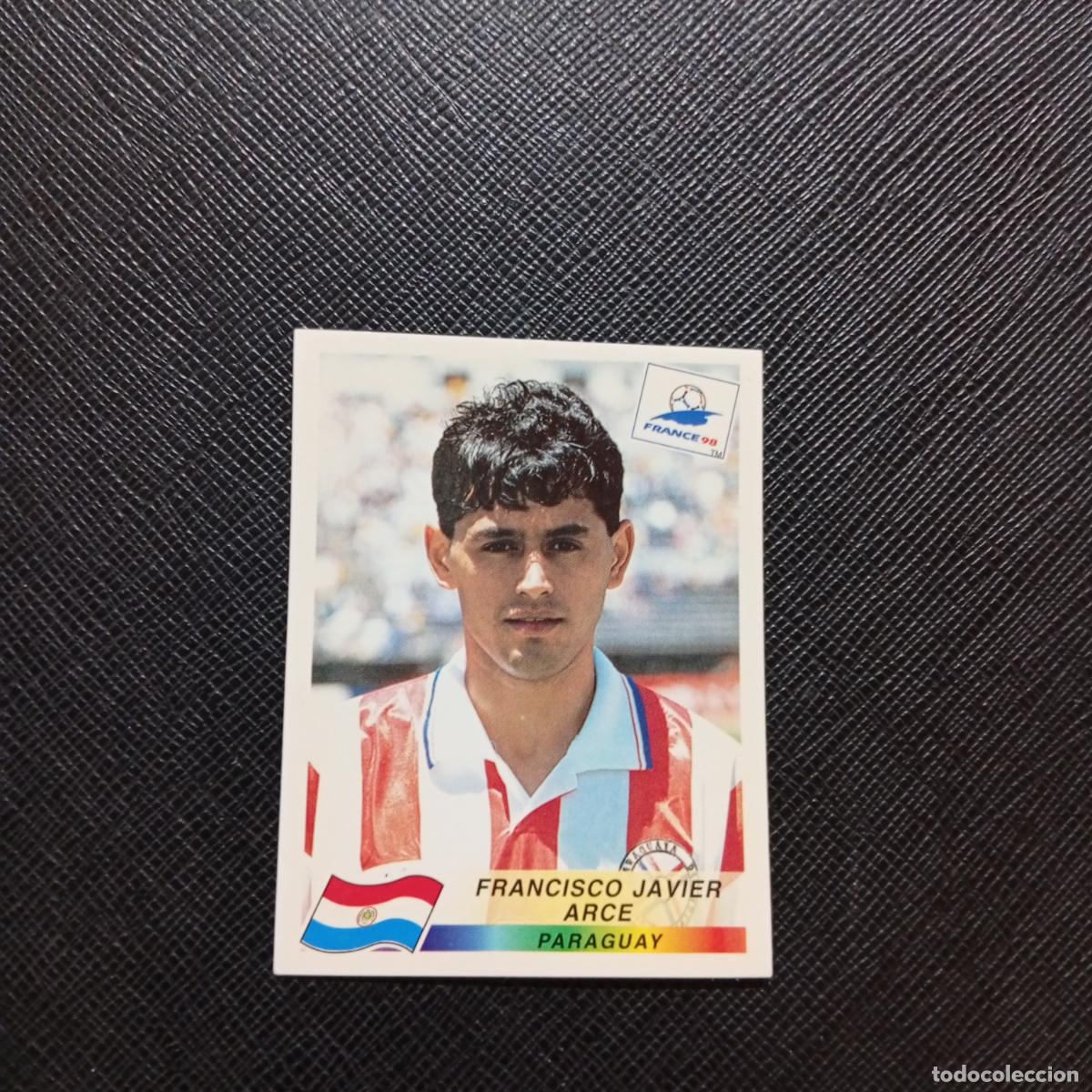 Cromos de F&uacute;tbol: 269 ARCE PARAGUAY PANINI 1998 MUNDIAL CROMO FUTBOL FRANCIA 98 - SIN PEGAR - A21 PG226