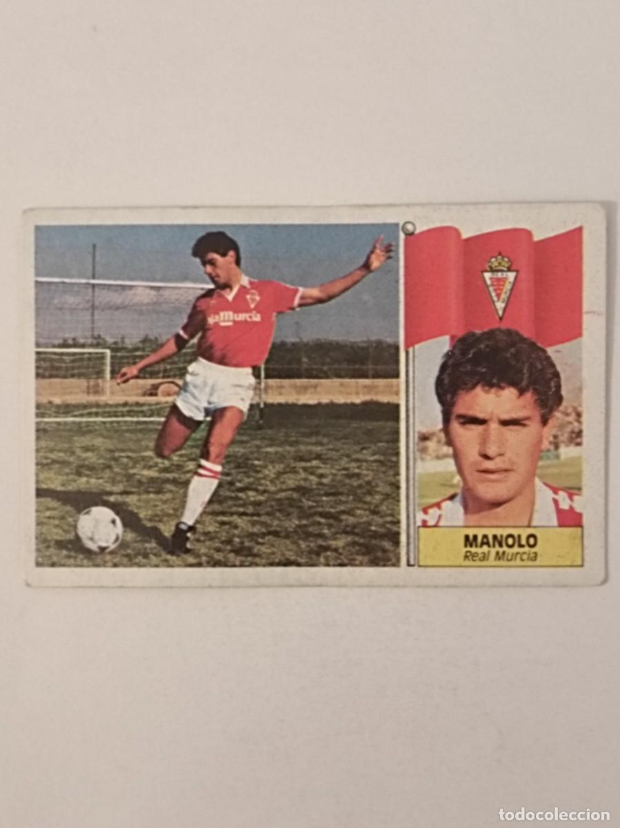 Cromos de F&uacute;tbol: MANOLO (REAL MURCIA) LIGA 86/87 ESTE