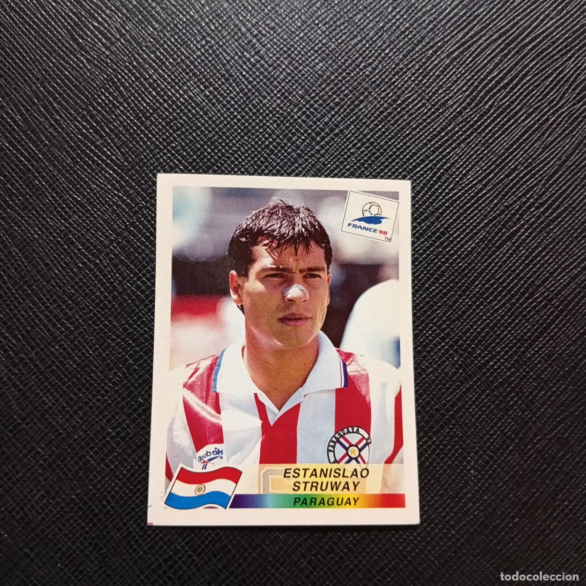 Cromos de F&uacute;tbol: 273 STRUWAY PARAGUAY PANINI 1998 MUNDIAL CROMO FUTBOL FRANCIA 98 - SIN PEGAR - A21 PG226