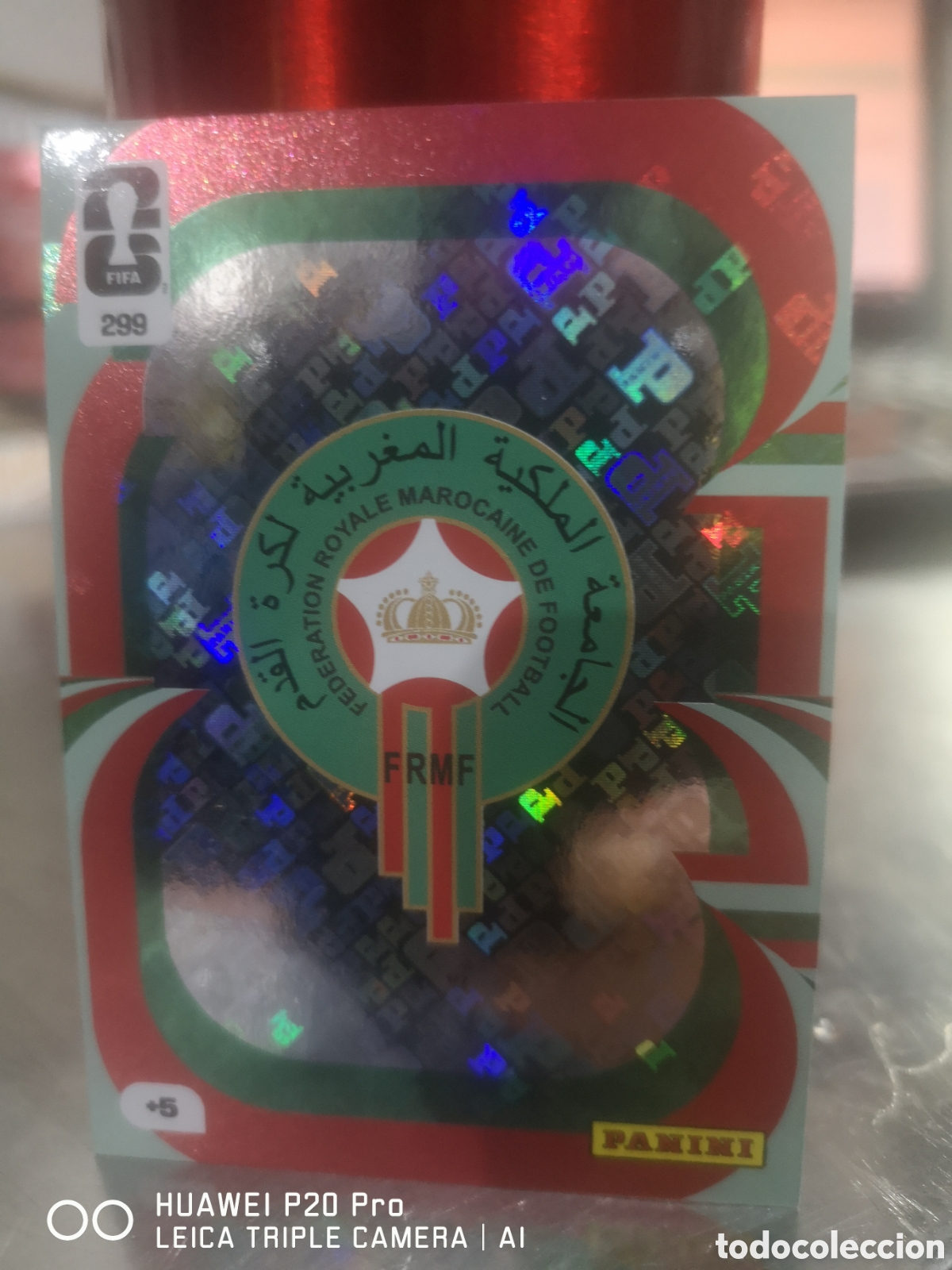 Cromos de F&uacute;tbol: ADRENALYN XL FIFA WORLD CUP 2026 ESCUDO 299 MARRUECOS