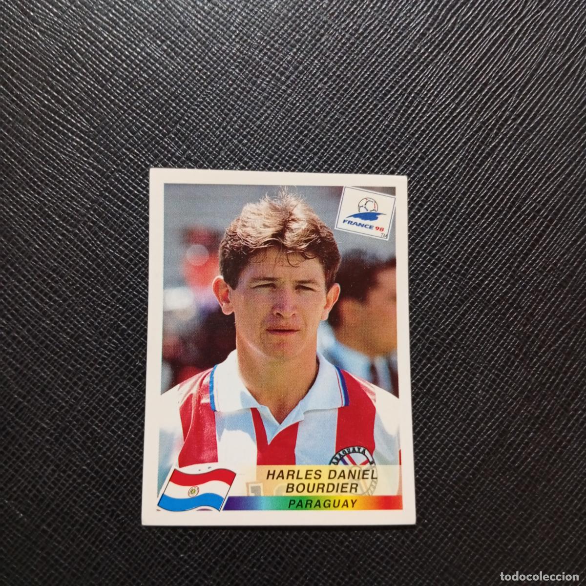 Cromos de F&uacute;tbol: 274 BOURDIER PARAGUAY PANINI 1998 MUNDIAL CROMO FUTBOL FRANCIA 98 - SIN PEGAR - A21 PG226