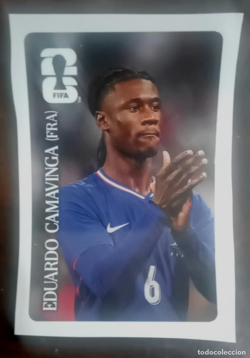 Cromos de F&uacute;tbol: Figurina Panini 2026 Cromo World Cup Usa Mundial 2026 Eduardo Camavinga France Coca Cola FRA