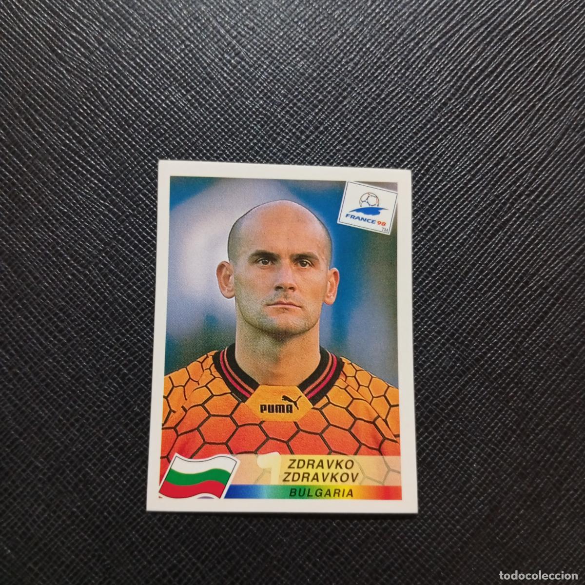 Cromos de F&uacute;tbol: 283 ZDRAVKOV BULGARIA PANINI 1998 MUNDIAL CROMO FUTBOL FRANCIA 98 - SIN PEGAR - A21 PG235