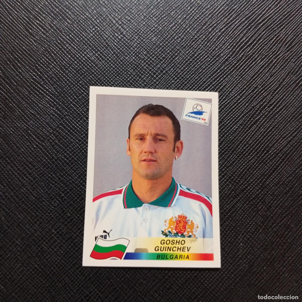 Cromos de F&uacute;tbol: 288 GISHO GUINCHEV BULGARIA PANINI 1998 MUNDIAL CROMO FUTBOL FRANCIA 98 - SIN PEGAR - A21 PG235