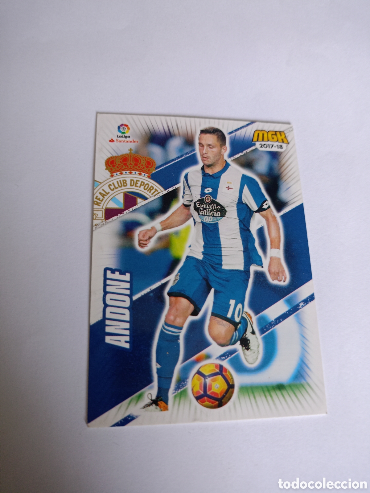Cromos de F&uacute;tbol: ANDONE 179 (DEPORTIVO CORU&Ntilde;A) PANINI MEGACRACKS 2017-2018 17 18 CROMO CARTA