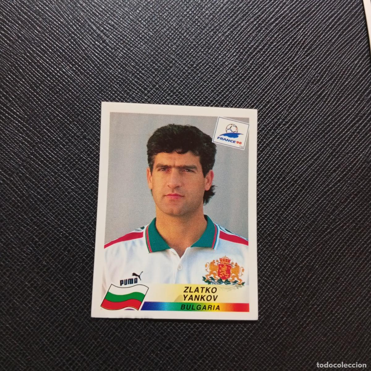 Cromos de F&uacute;tbol: 290 ZLATKO YANKOV BULGARIA PANINI 1998 MUNDIAL CROMO FUTBOL FRANCIA 98 - SIN PEGAR - A21 PG235