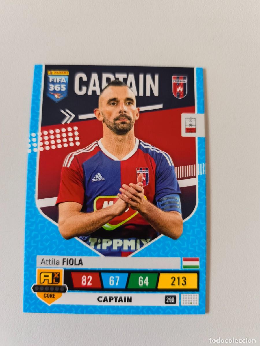 Cromos de F&uacute;tbol: FIFA 365 2023 ADRENALYN XL ATTILA FIOLA 290 CAPTAIN ALB FIFA