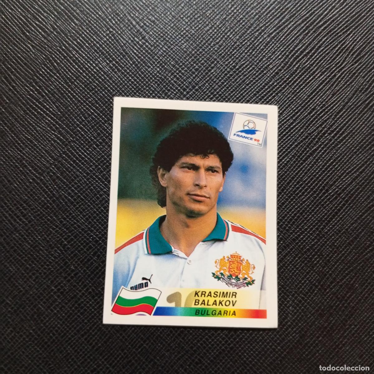 Cromos de F&uacute;tbol: 292 BALAKOV BULGARIA PANINI 1998 MUNDIAL CROMO FUTBOL FRANCIA 98 - SIN PEGAR - A21 PG235