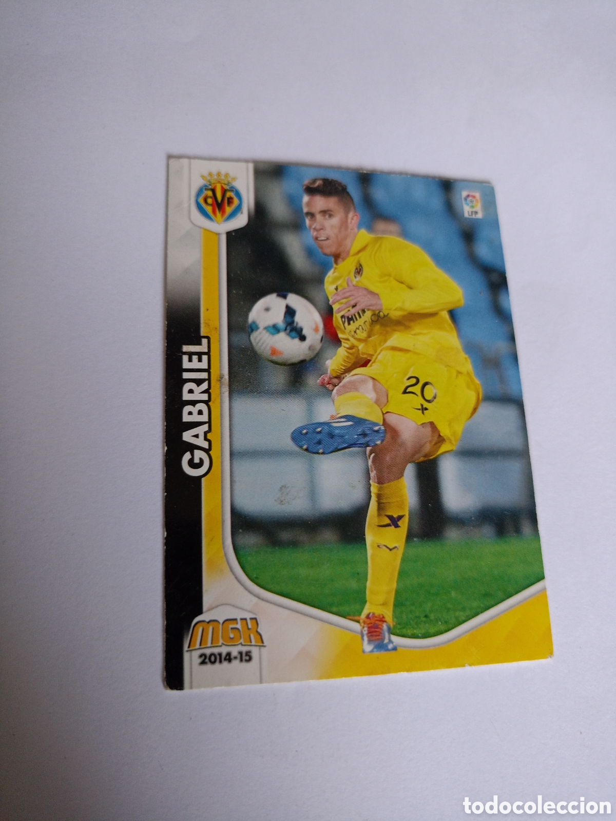 Cromos de F&uacute;tbol: 347 GABRIEL VILLARREAL MEGACRACKS PANINI ALBUM LIGA 2014 2015 14 15 NO ESTE
