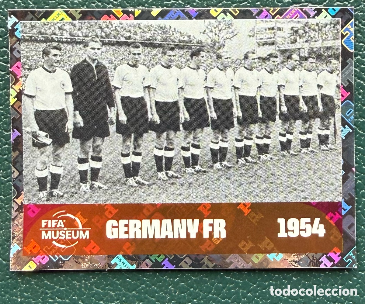 Cartes &agrave; collectionner de Football: FWC11 GERMANY FR 1954 FIFA MUSEUM CROMOS ALBUM FIFA WORLD CUP MUNDIAL 2026 PANINI