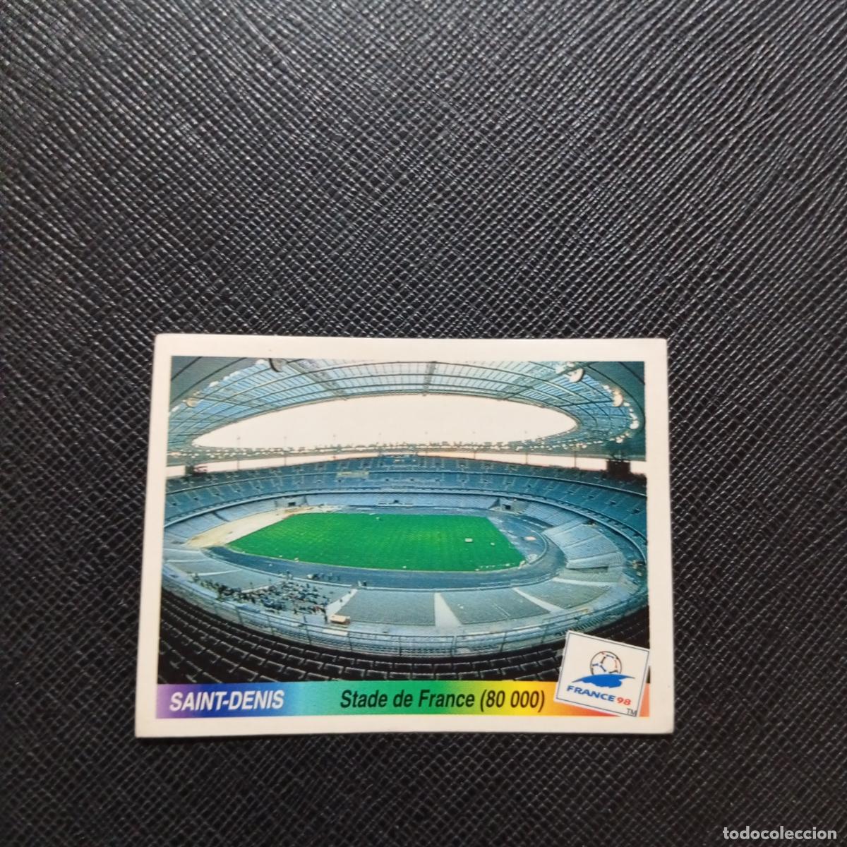 Cromos de F&uacute;tbol: 4 SANINT DENIS FRANCIA PANINI 1998 MUNDIAL CROMO FUTBOL FRANCIA 98 - SIN PEGAR - A21 PG244