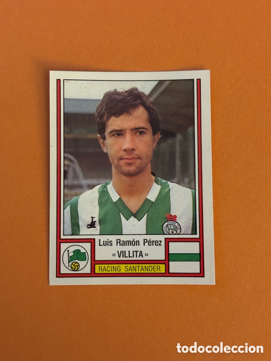 Figurine di Calcio: 225 VILLITA (RACING SANTANDER) LIGA 82-83 F&Uacute;TBOL 83 PANINI. NUNCA PEGADO