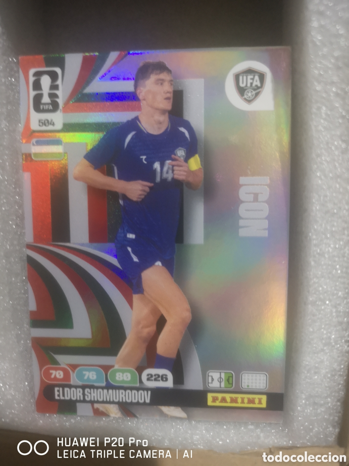 Cromos de Futebol: ADRENALYN XL FIFA WORLD CUP 2026 ICON ELDOR SHOMURODOV 504 URBEKISTAN