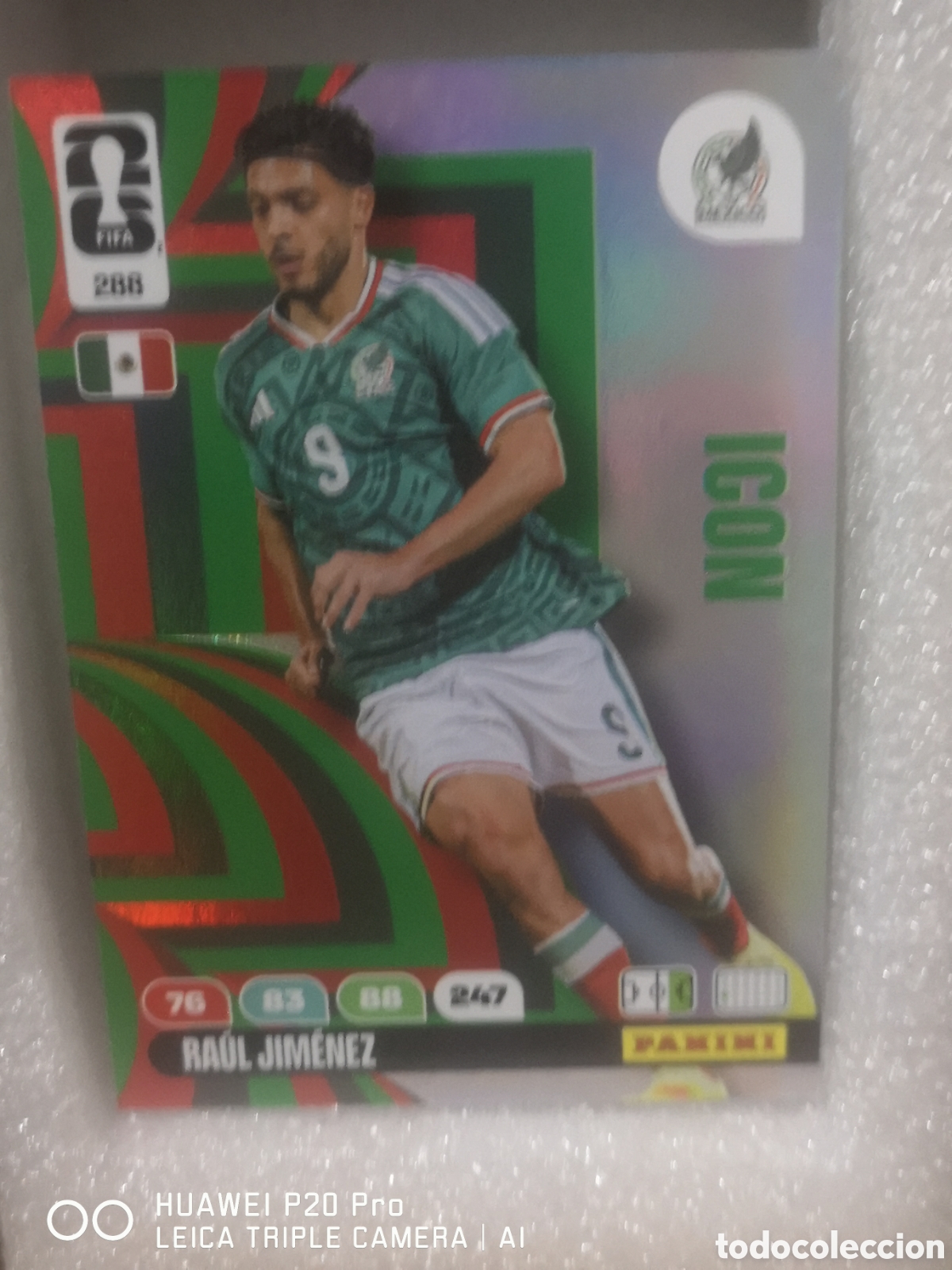 Cromos de Futebol: ADRENALYN XL FIFA WORLD CUP 2026 ICON RAUL JIMENEZ 288 MEXICO