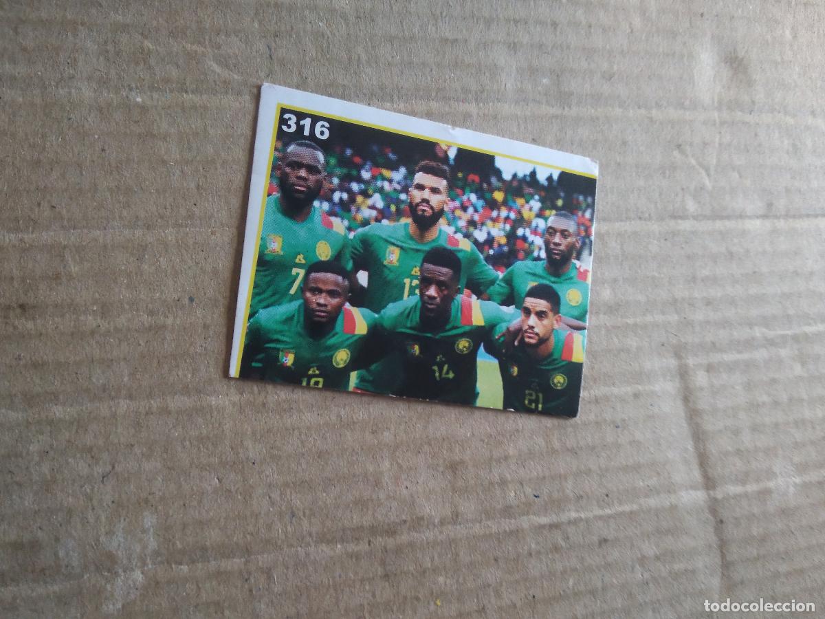 Cartes &agrave; collectionner de Football: 316 EQUIPO PLANTILLA CAMERUN CROMO FUTBOL MUNDIAL 2022 WORLD CUP COPA MUNDO EDITADO EN BRASIL