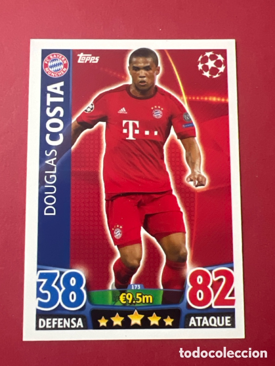 Cartes &agrave; collectionner de Football: C515. TOPPS MATCH ATTAX CHAMPIONS 2015-2016 N&deg;173 COSTA