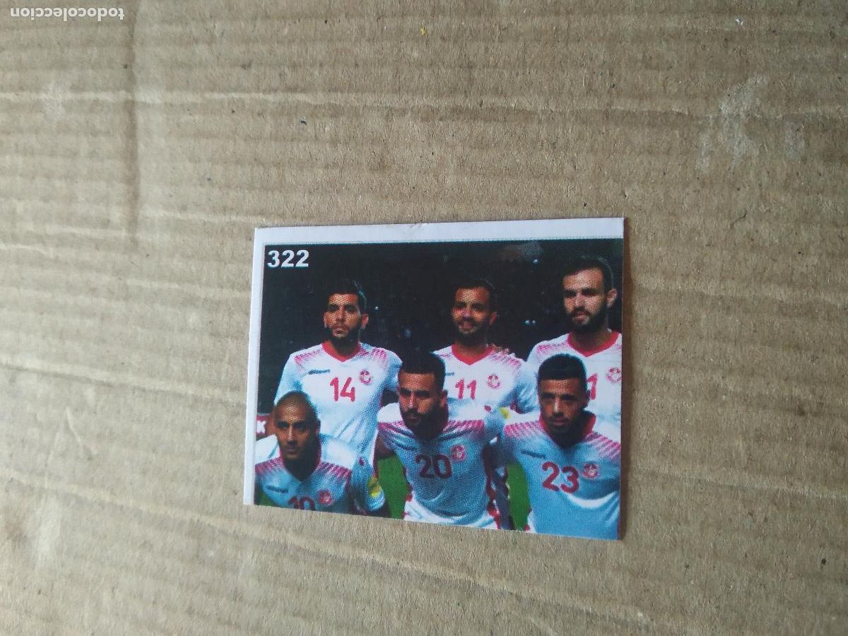 Cartes &agrave; collectionner de Football: 322 EQUIPO PLANTILLA TUNEZ TUNISIA CROMO FUTBOL MUNDIAL 2022 WORLD CUP COPA MUNDO EDITADO EN BRASIL